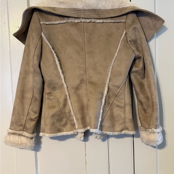 2000’s Guess faux shearling moto jacket - Picture 2 of 4